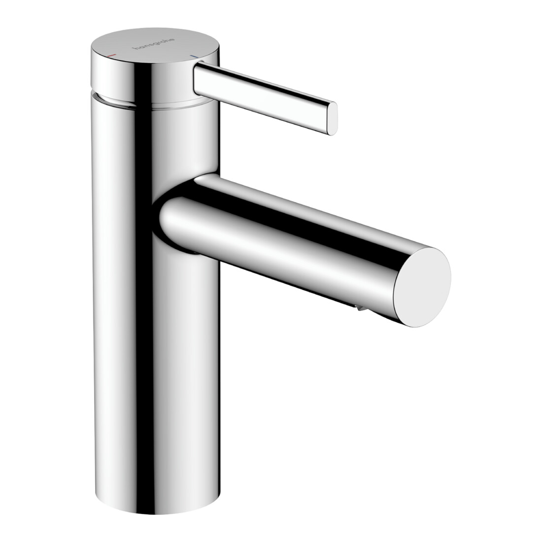 hansgrohe Mitigeur lavabo monocommande Zesis S, bec 115 mm, poussoir, synthétique, chrome