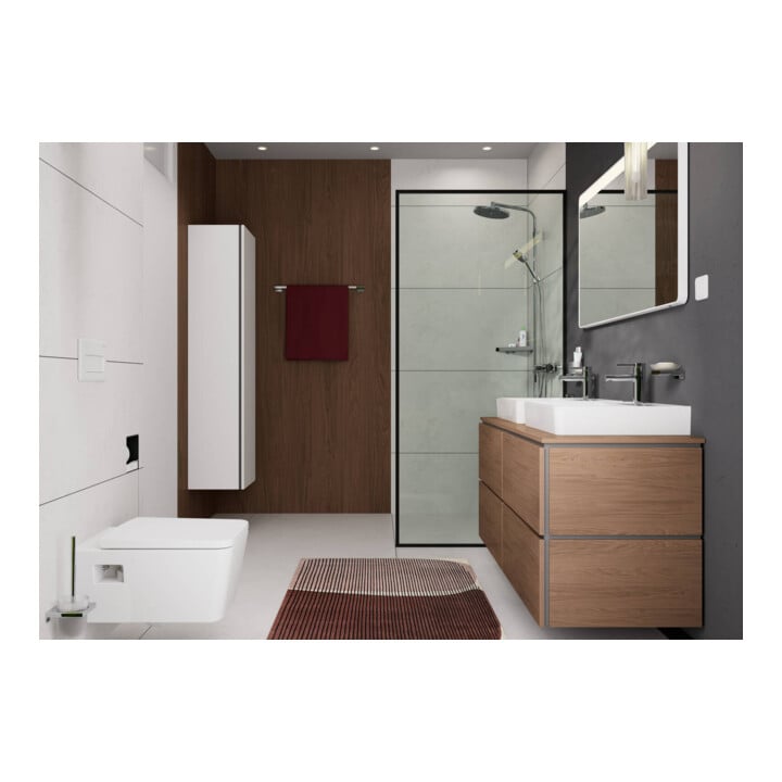 hansgrohe Mitigeur lavabo monocommande Zesis S bec 115 mm, sans garniture de vidage, chrome