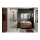hansgrohe Mitigeur lavabo monocommande Zesis S, bec 115 mm, tirette, synthétique, noir mat