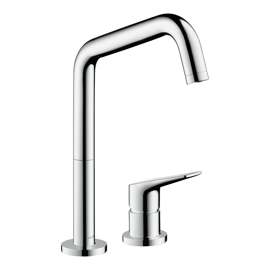 hansgrohe Mitigeur monocommande 2 trous pour évier 240 Axor Citterio M chrome avec bec pivotant