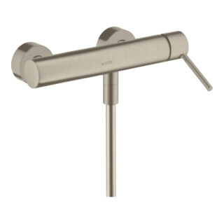 hansgrohe Mitigeur monocommande Axor Starck AP, avec poignée à broche, 1 sortie, nickel brossé