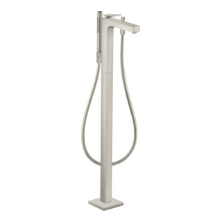 hansgrohe Mitigeur monocommande baignoire Axor Citterio A 200 mm, sol, levier, aspect acier inoxydable