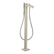 hansgrohe Mitigeur monocommande baignoire Axor Citterio A 200 mm, sur pied, levier, nickel brossé
