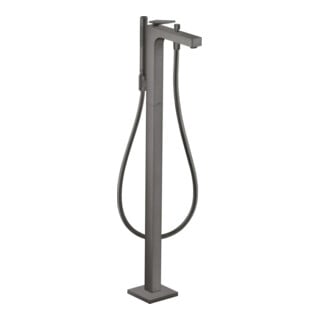 hansgrohe Mitigeur monocommande baignoire Axor Citterio au sol, levier, losange, brossé bleu vc