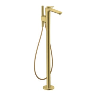 hansgrohe Mitigeur monocommande baignoire Axor Citterio C cubic cut, chrome, sol, bec 194 mm