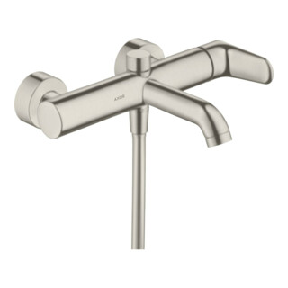 hansgrohe Mitigeur monocommande baignoire Axor Citterio M AP, saillie 200 mm, aspect acier inoxydable