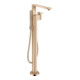 hansgrohe Mitigeur monocommande baignoire Axor Edge, bec 255 mm, sur pied, or rouge poli-1