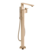 hansgrohe Mitigeur monocommande baignoire Axor Edge, bec 255 mm, sur pied, or rouge poli