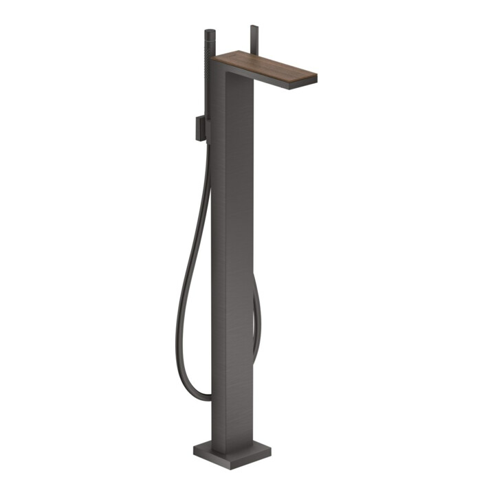hansgrohe Mitigeur monocommande baignoire Axor MyEdition A 196 mm, sol, sans plaque, brossé bleu vc
