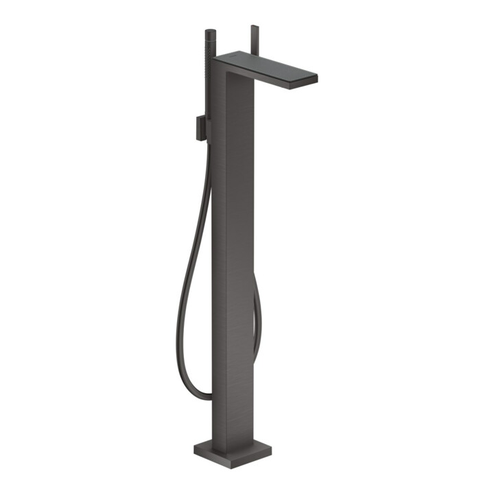 hansgrohe Mitigeur monocommande baignoire Axor MyEdition A 196 mm, sol, sans plaque, brossé bleu vc