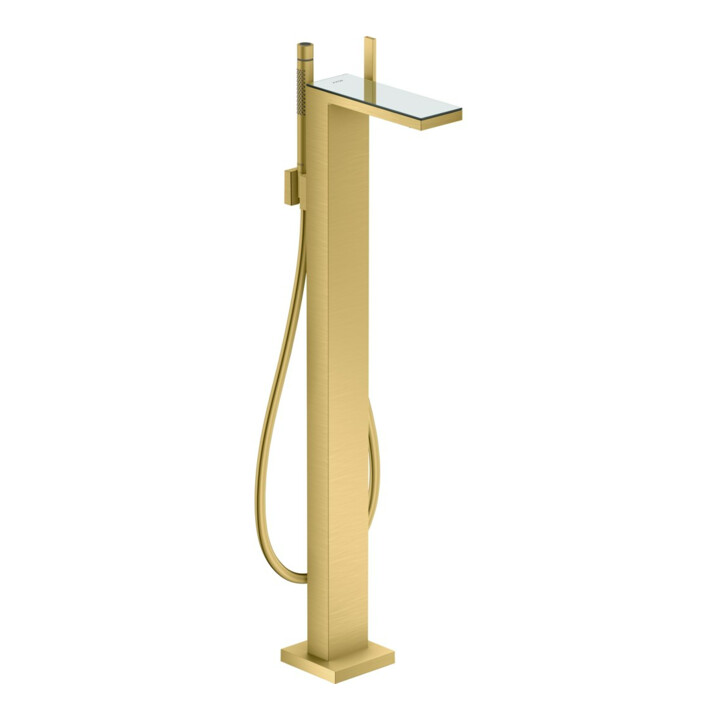 hansgrohe Mitigeur monocommande baignoire Axor MyEdition A 196 mm, sol, sans plaque, or brossé optique