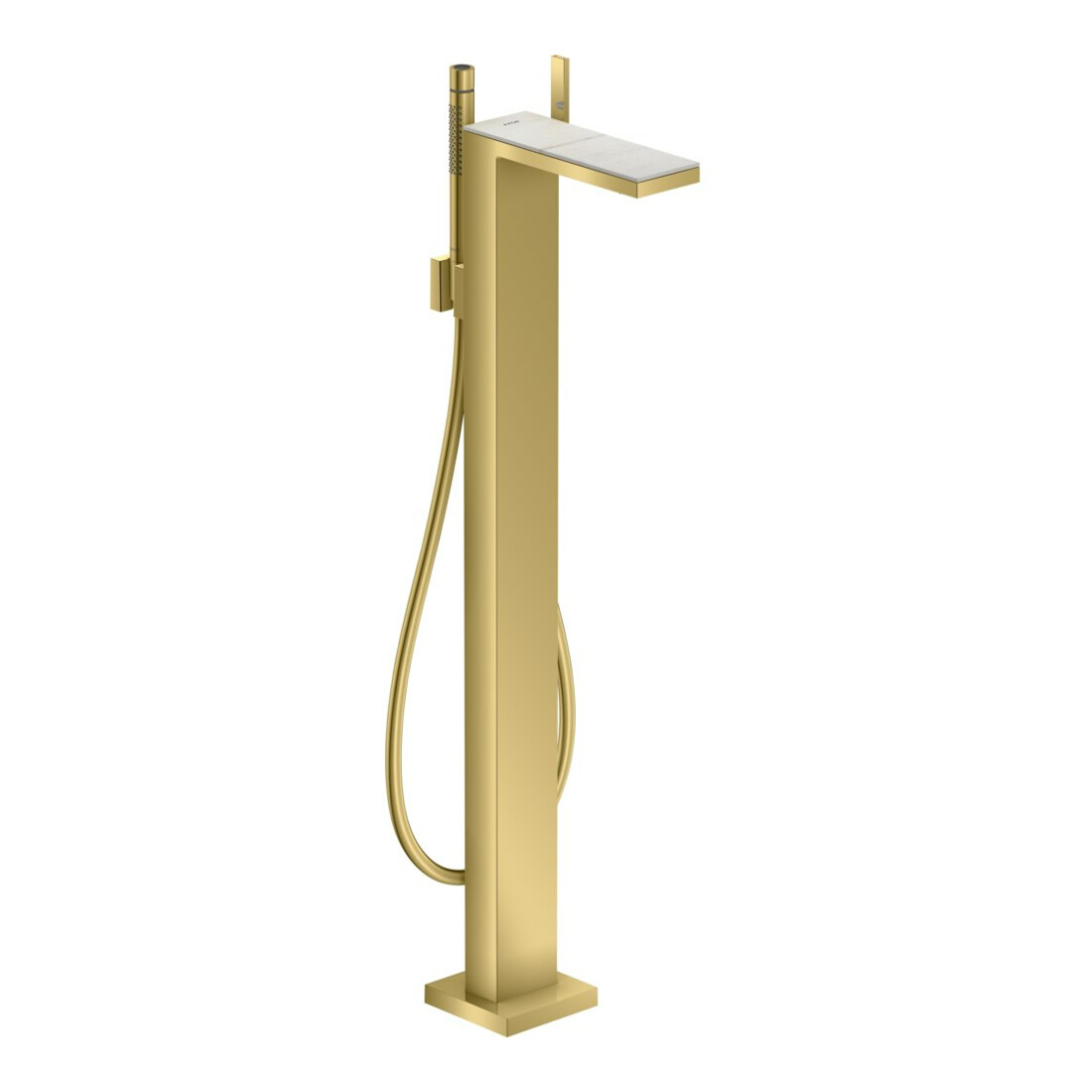hansgrohe Mitigeur monocommande baignoire Axor MyEdition A 196 mm, sol, sans plaque, or poli opt