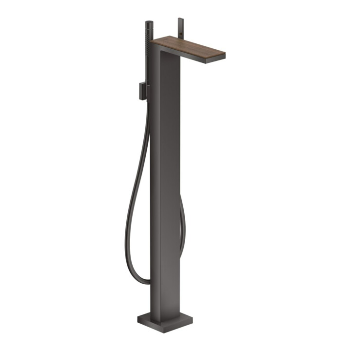 hansgrohe Mitigeur monocommande baignoire Axor MyEdition A 196 mm, sur pied, sans plaque, bleu poli