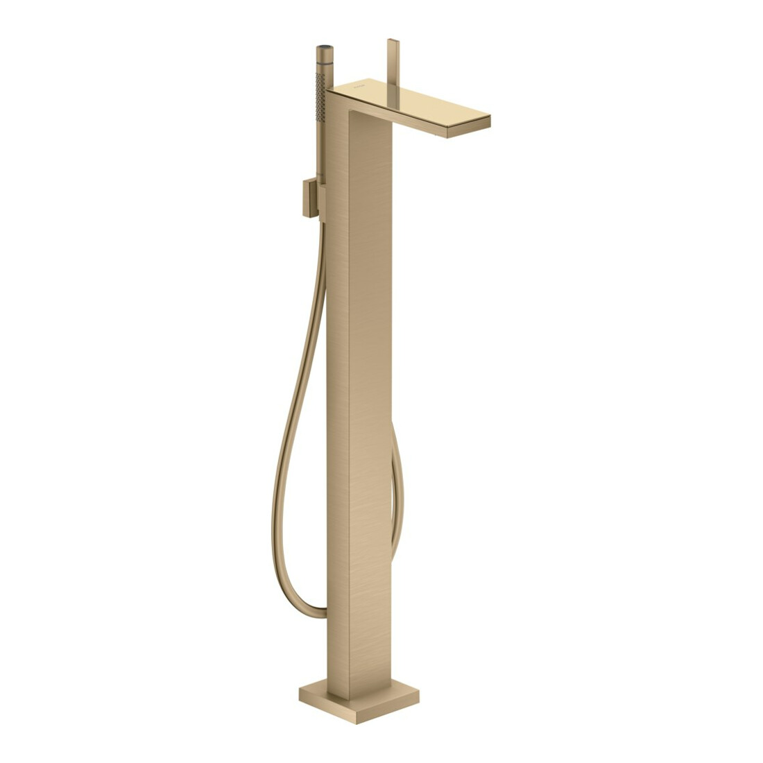 hansgrohe Mitigeur monocommande baignoire Axor MyEdition A 196 mm, sur pied, sans plaque, bronze brossé