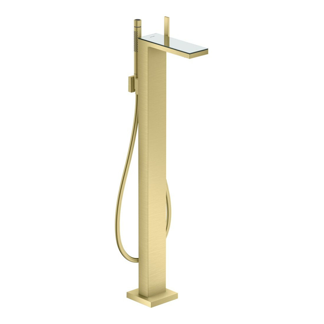 hansgrohe Mitigeur monocommande baignoire Axor MyEdition A 196 mm, sur pied, sans plaque, brossé bronze