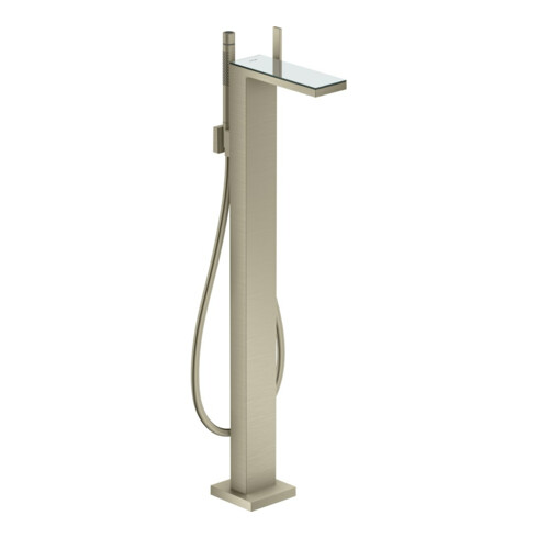 hansgrohe Mitigeur monocommande baignoire Axor MyEdition A 196 mm, sur pied, sans plaque, nickel brossé
