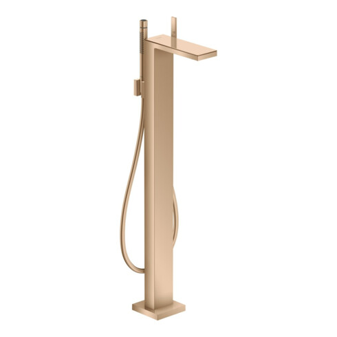 hansgrohe Mitigeur monocommande baignoire Axor MyEdition A 196mm, sur pied, sans plaque, poli or rouge