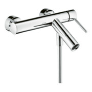 hansgrohe Mitigeur monocommande baignoire Axor Starck AP, bec 200 mm, avec poignée à broche, chrome
