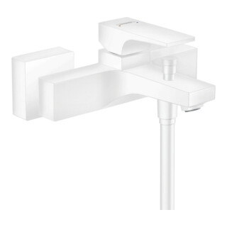 hansgrohe Mitigeur monocommande baignoire Metropol AP, avec levier, bec 180 mm, blanc mat