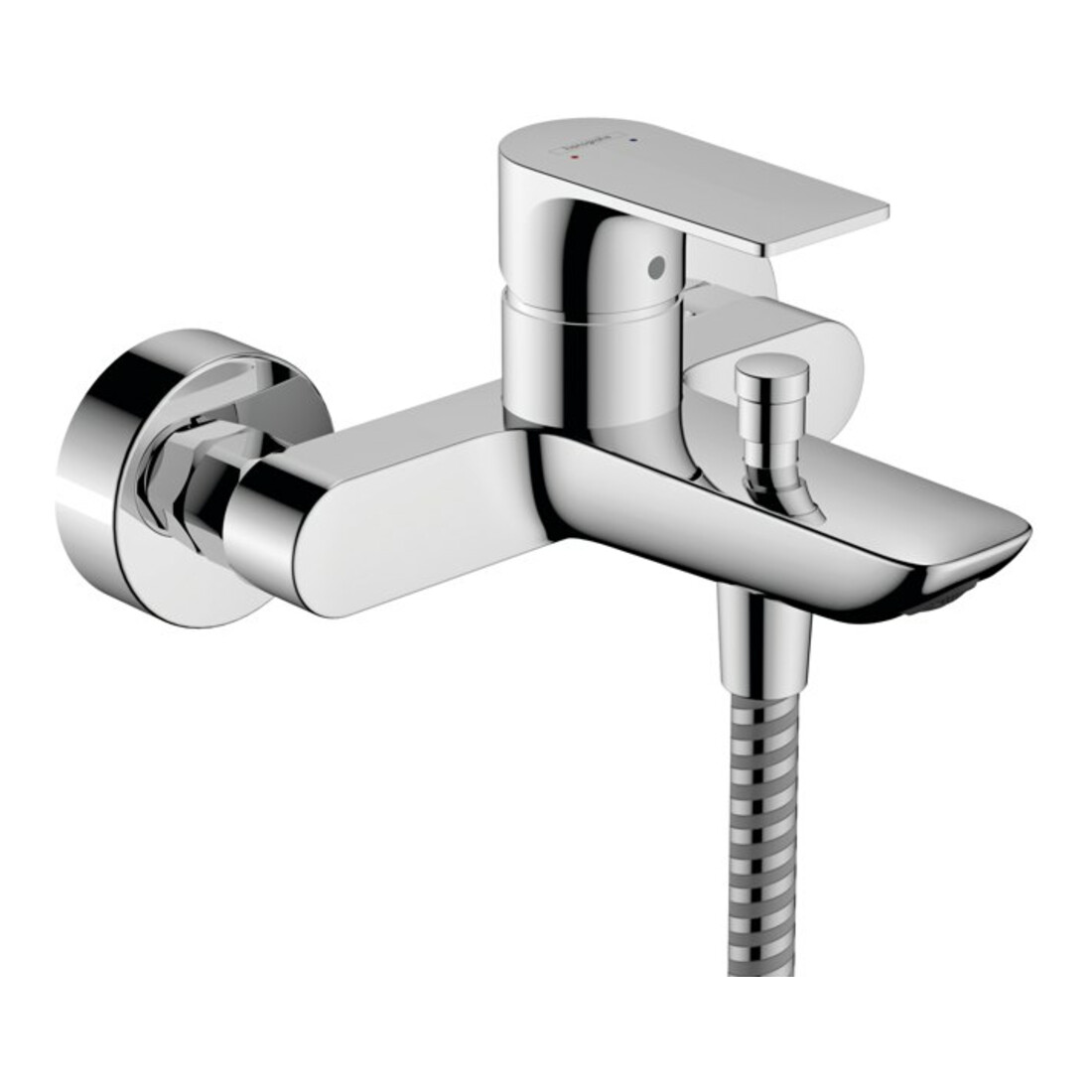 hansgrohe Mitigeur monocommande baignoire Rebris E AP, 2 sorties, bec 182 mm, chrome