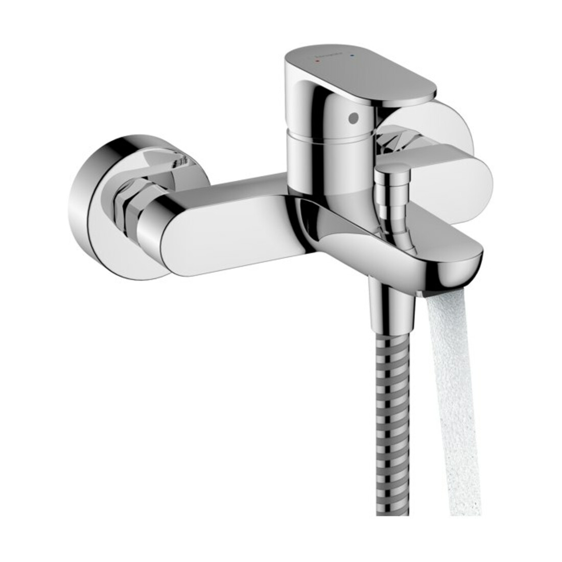 hansgrohe Mitigeur monocommande baignoire Rebris S AP, 2 sorties, bec 173 mm, chrome
