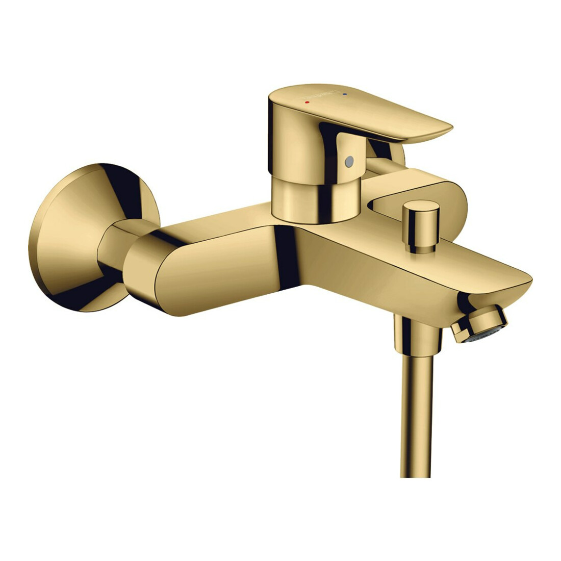 hansgrohe Mitigeur monocommande baignoire Talis E AP, finition or poli