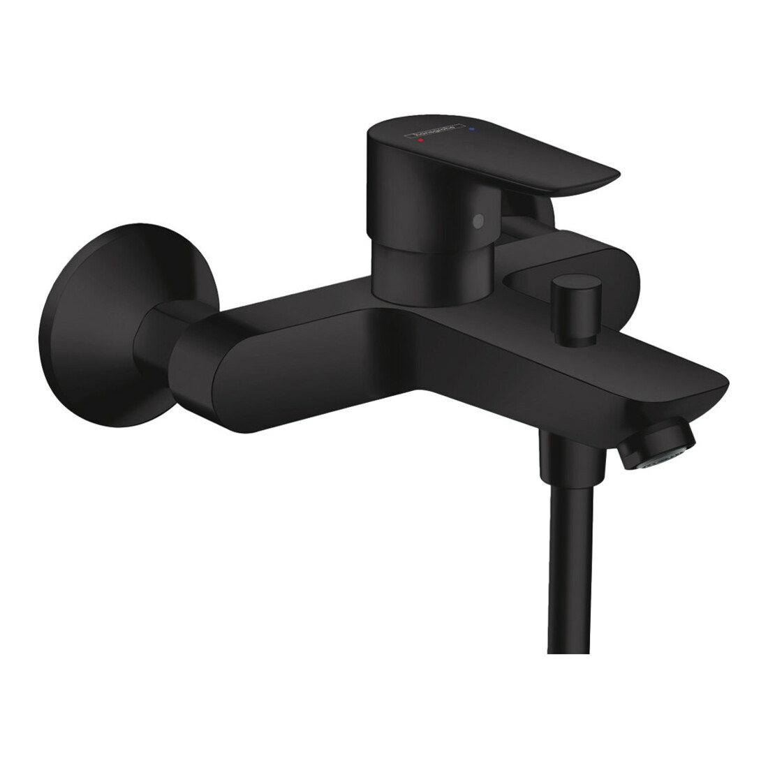 hansgrohe Mitigeur monocommande baignoire Talis E AP, noir mat