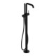 hansgrohe Mitigeur monocommande baignoire Tecturis S sur pied, noir mat-1
