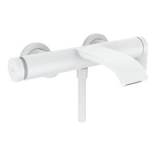 hansgrohe Mitigeur monocommande baignoire Vivenis AP, portée 216 mm, blanc mat