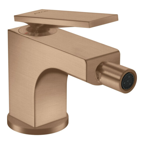 hansgrohe Mitigeur monocommande bidet Axor Citterio A 110 mm, m HG, tirette, brossé or rouge