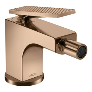 hansgrohe Mitigeur monocommande bidet Axor Citterio A 110mm, m HG, tirette, Rs, pour or