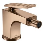 hansgrohe Mitigeur monocommande bidet Axor Citterio A 110mm, m HG, tirette, Rs, pour or