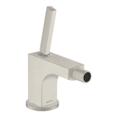 hansgrohe Mitigeur monocommande bidet Axor Citterio A 112 mm, avec poignée à goupille, tirette, ED