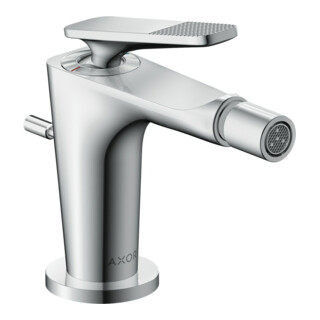 hansgrohe Mitigeur monocommande bidet Axor Citterio C cubic cut, c, H 113 mm, tirette vidage