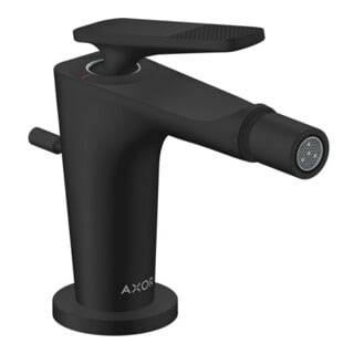 hansgrohe Mitigeur monocommande bidet Axor Citterio C cubic cut, ms, H 113 mm, tirette vidage