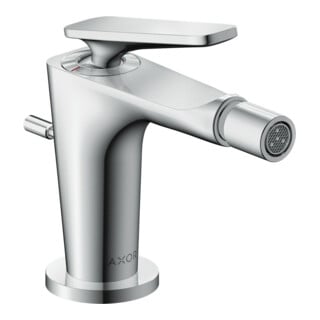 hansgrohe Mitigeur monocommande bidet Axor Citterio C o S, chromé, sortie 113 mm, garniture tirette