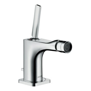 hansgrohe Mitigeur monocommande bidet Axor Citterio E A 114 mm, avec poignée à goupille, tirette, chrome