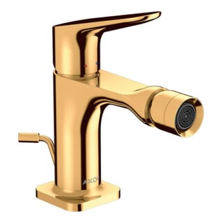 hansgrohe Mitigeur monocommande bidet Axor Citterio M A 116 mm, avec vidage à tirette, optique or poli