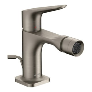 hansgrohe Mitigeur monocommande bidet Axor Citterio M A 116mm, tirette, aspect acier inoxydable