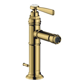 hansgrohe Mitigeur monocommande bidet Axor Montreux A 110 mm, m HG, tirette, opt. or poli