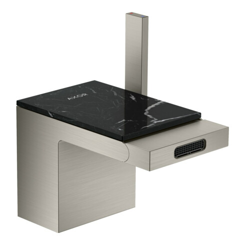 hansgrohe Mitigeur monocommande bidet Axor MyEdition A 121 mm, avec vidage poussoir, sans plaque, chromé