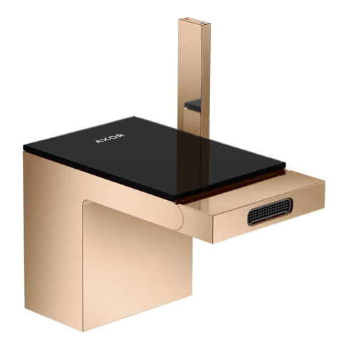 hansgrohe Mitigeur monocommande bidet Axor MyEdition A 121 mm, avec vidage poussoir, sans plaque, chrome poli brillant