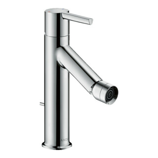 hansgrohe Mitigeur monocommande bidet Axor Starck A 104 mm, avec levier, vidage à tirette, chrome