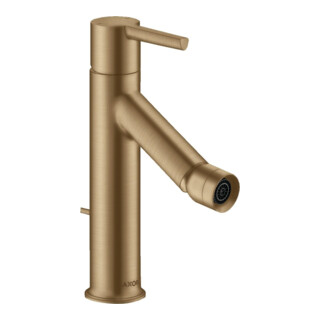 hansgrohe Mitigeur monocommande bidet Axor Starck A 104 mm, m HG, tirette, bronze brossé