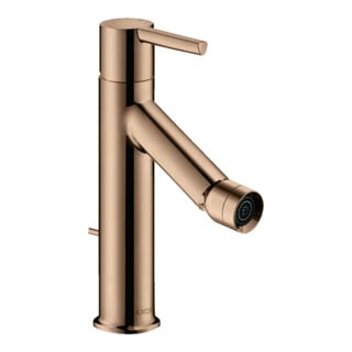 hansgrohe Mitigeur monocommande bidet Axor Starck A 104 mm, m HG, tirette, poli or rouge