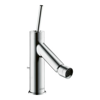 hansgrohe Mitigeur monocommande bidet Axor Starck A 111 mm, poignée à broche, tirette, chrome