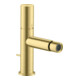 hansgrohe Mitigeur monocommande bidet Axor Uno A 124 mm, avec poignée, tirette, brossé-1