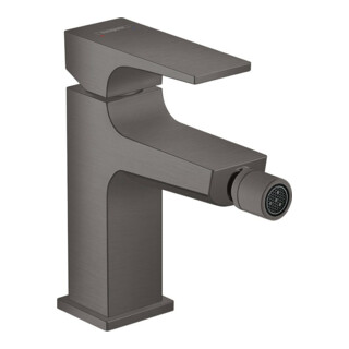 hansgrohe Mitigeur monocommande bidet Metropol m HG, poussoir, A 129 mm, bleu brossé vc