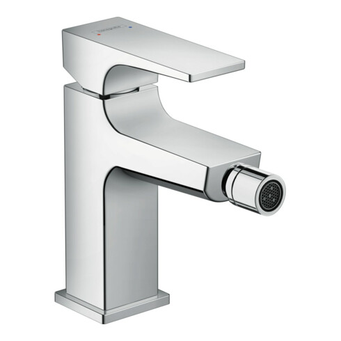 hansgrohe Mitigeur monocommande bidet Metropol m HG, poussoir, bec 129 mm, chrome