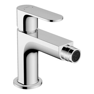 hansgrohe Mitigeur monocommande bidet Rebris S A 120 mm, avec tirette métal, chromé